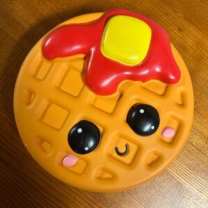 Smiley Waffle Squishy Toy
